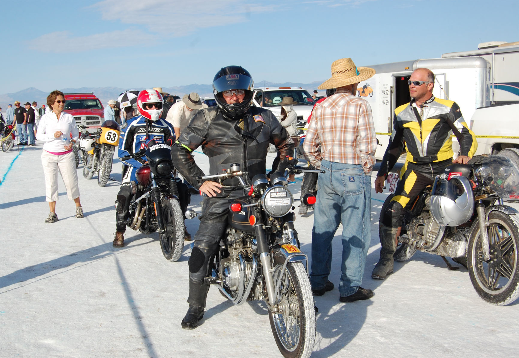 Dream achieved on the Bonneville Salt Flats